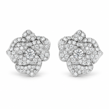 Lab-created moissanite Earrings E3333 — white background product view