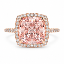 Lab-created ruby Ring R0944 — white background product view