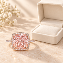 Lab-created ruby Ring R0944 — gift-box presentation