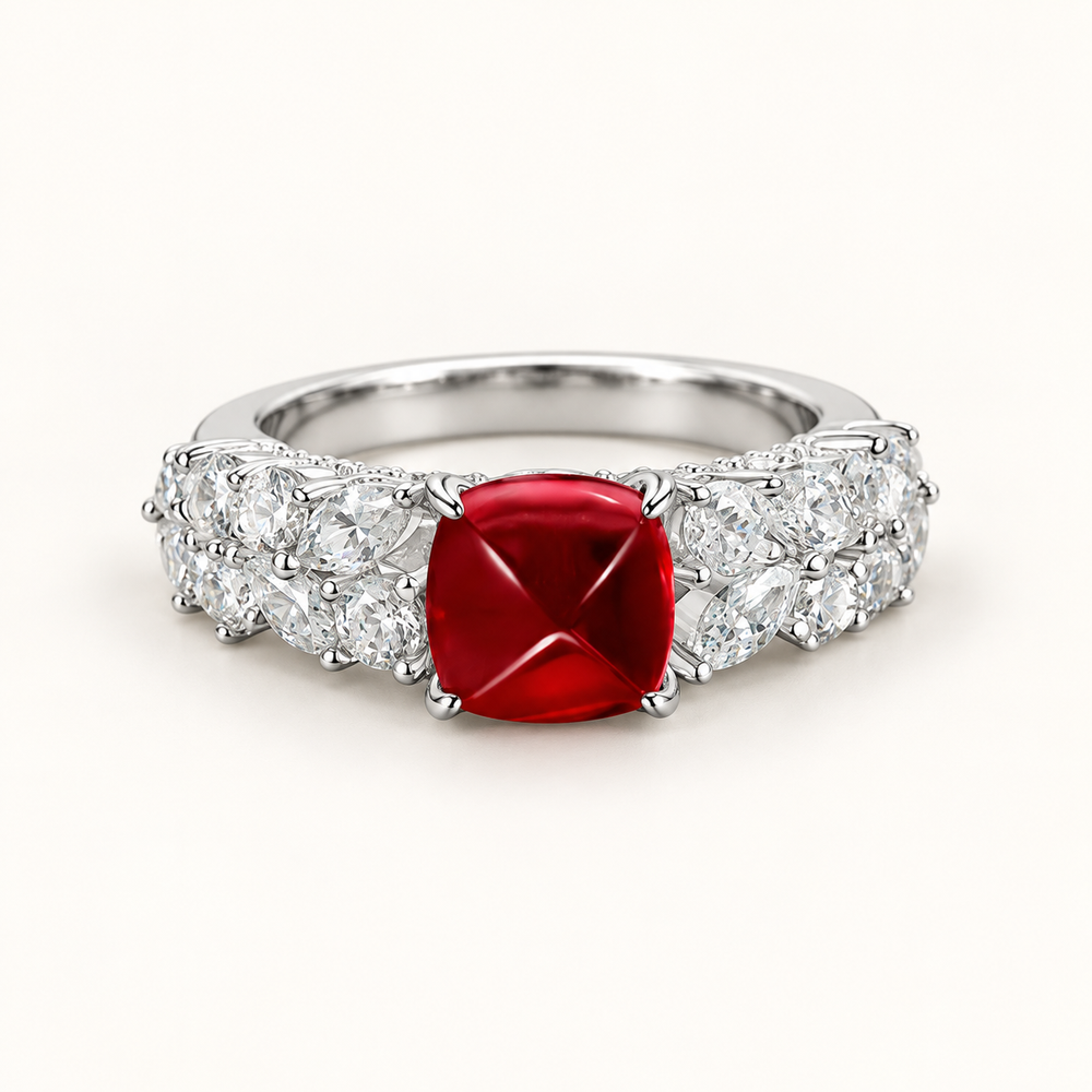 Lab-Created Ruby Ring R3062