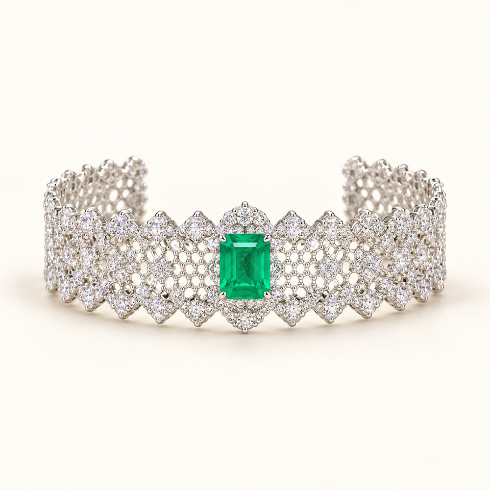 Verdant Mesh Cuff