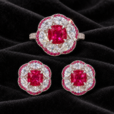 Crimson Halo Studs