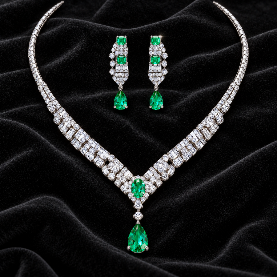 [Correnva V3 velvet main] Seafoam Drop Bracelet. AI-assisted presentation image on a dark velvet art direction; not exact-item, material, stone identity, scale, size, or inventory proof.