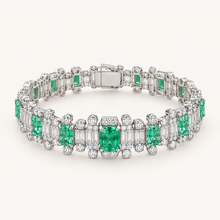 Verdant Step Bracelet. AI-assisted presentation image based on supplier reference; not exact-item, material, stone, scale, size, or inventory proof.