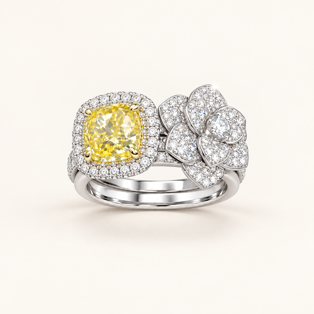 Soleil Camellia Ring