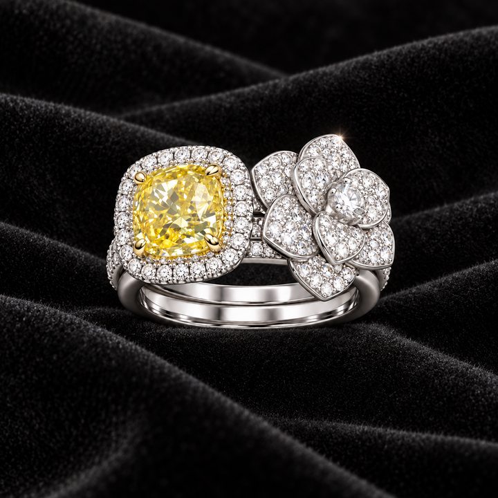 Soleil Camellia Ring