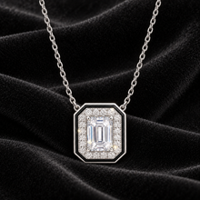 [Correnva V3 velvet main] Noir Portal Pendant. AI-assisted presentation image on a dark velvet art direction; not exact-item, material, stone identity, scale, size, or inventory proof.