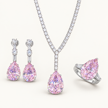 Rosewater Pear Suite. AI-assisted presentation image based on supplier reference; not exact-item, material, stone, scale, size, or inventory proof.