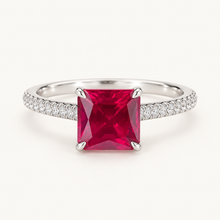 Crimson Deco Ring. AI-assisted presentation image based on supplier reference; not exact-item, material, stone, scale, size, or inventory proof.