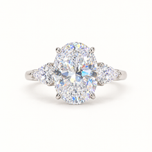 Lucent Oval Ring. AI-assisted presentation image based on supplier reference; not exact-item, material, stone, scale, size, or inventory proof.