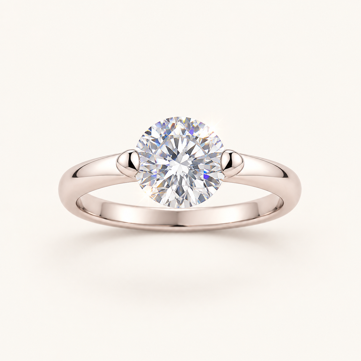 [Correnva V2 main] Lucent Orbit Ring. AI-assisted presentation image based on a supplier reference; not exact-item, material, stone identity, scale, size, or inventory proof.