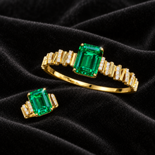 [Correnva V3 velvet main] Verdant Axis Ring. AI-assisted presentation image on a dark velvet art direction; not exact-item, material, stone identity, scale, size, or inventory proof.