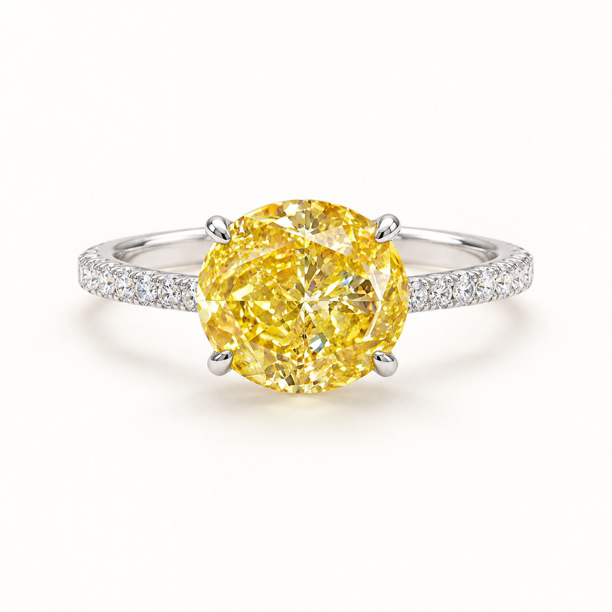 Soleil Cushion Ring. AI-assisted presentation image based on supplier reference; not exact-item, material, stone, scale, size, or inventory proof.