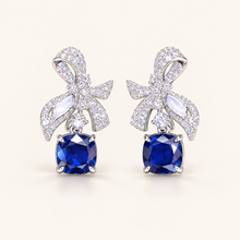 [Correnva V2 main] Cobalt Papillon Drops. AI-assisted presentation image based on a supplier reference; not exact-item, material, stone identity, scale, size, or inventory proof.
